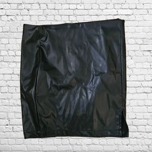 Ever B. Faux Leather Skirt